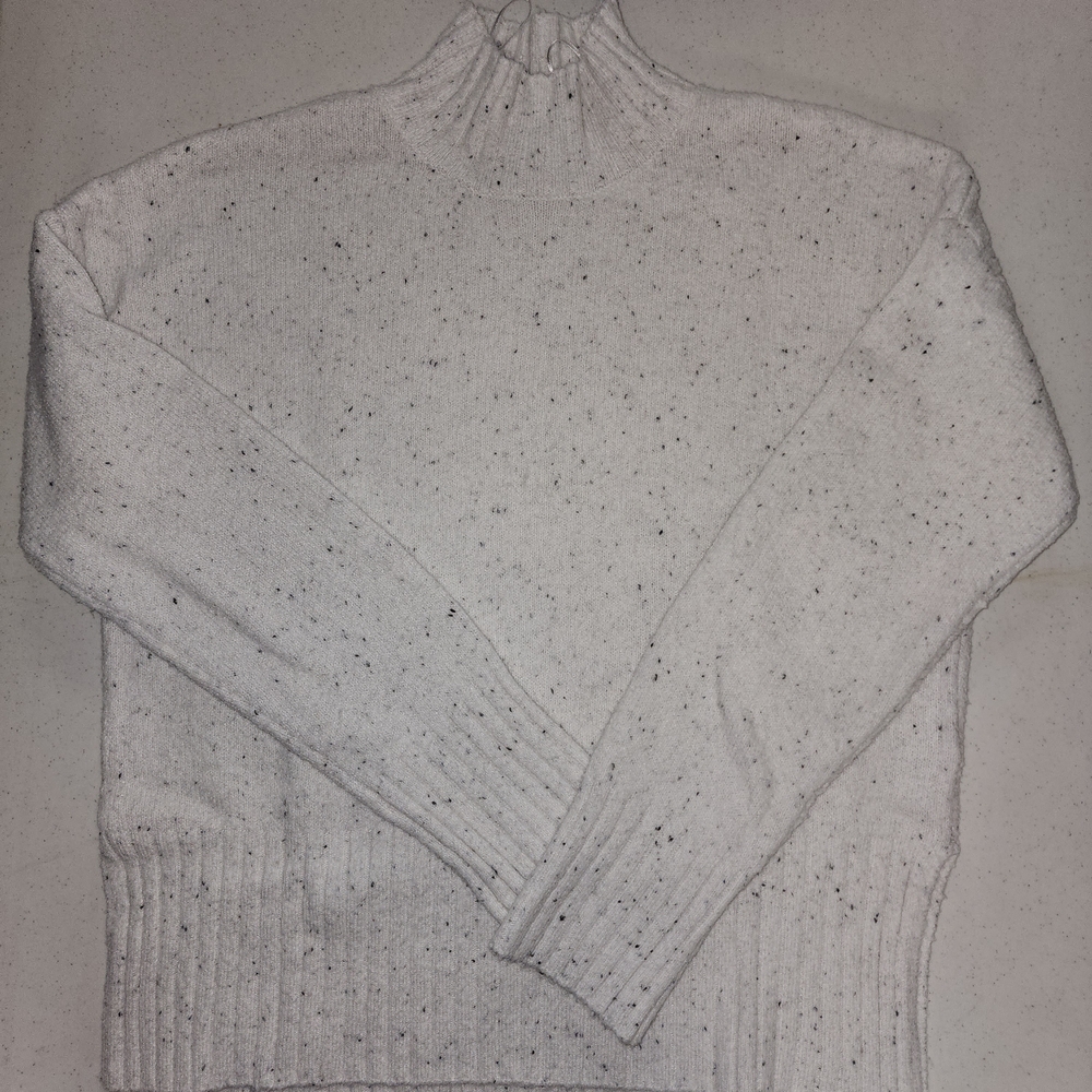 Rachel Zoe Ivory Speckled Knit Top